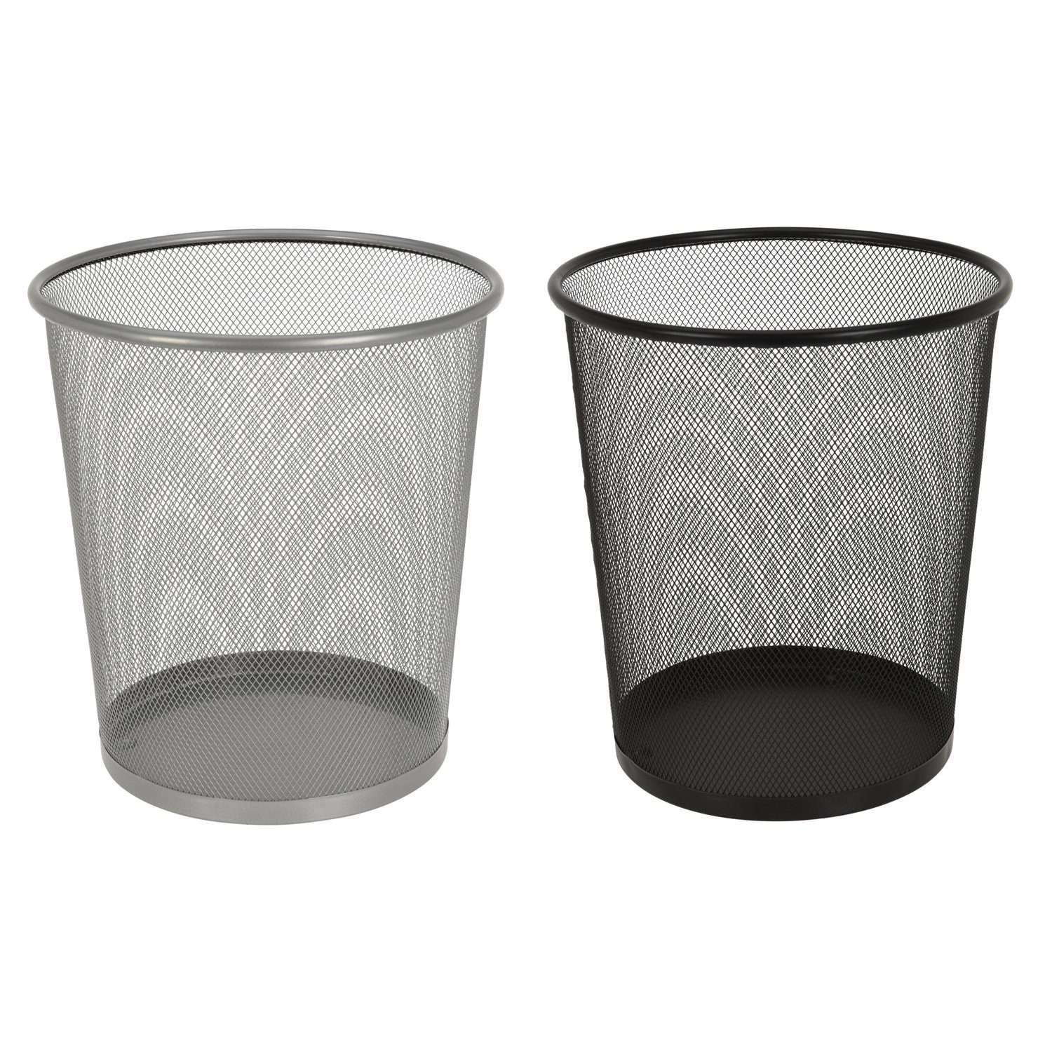 Mojawo Aschenbecher Papierkorb Mülleimer Abfalleimer Papiereimer Draht Höhe ca. 30cm 17 L