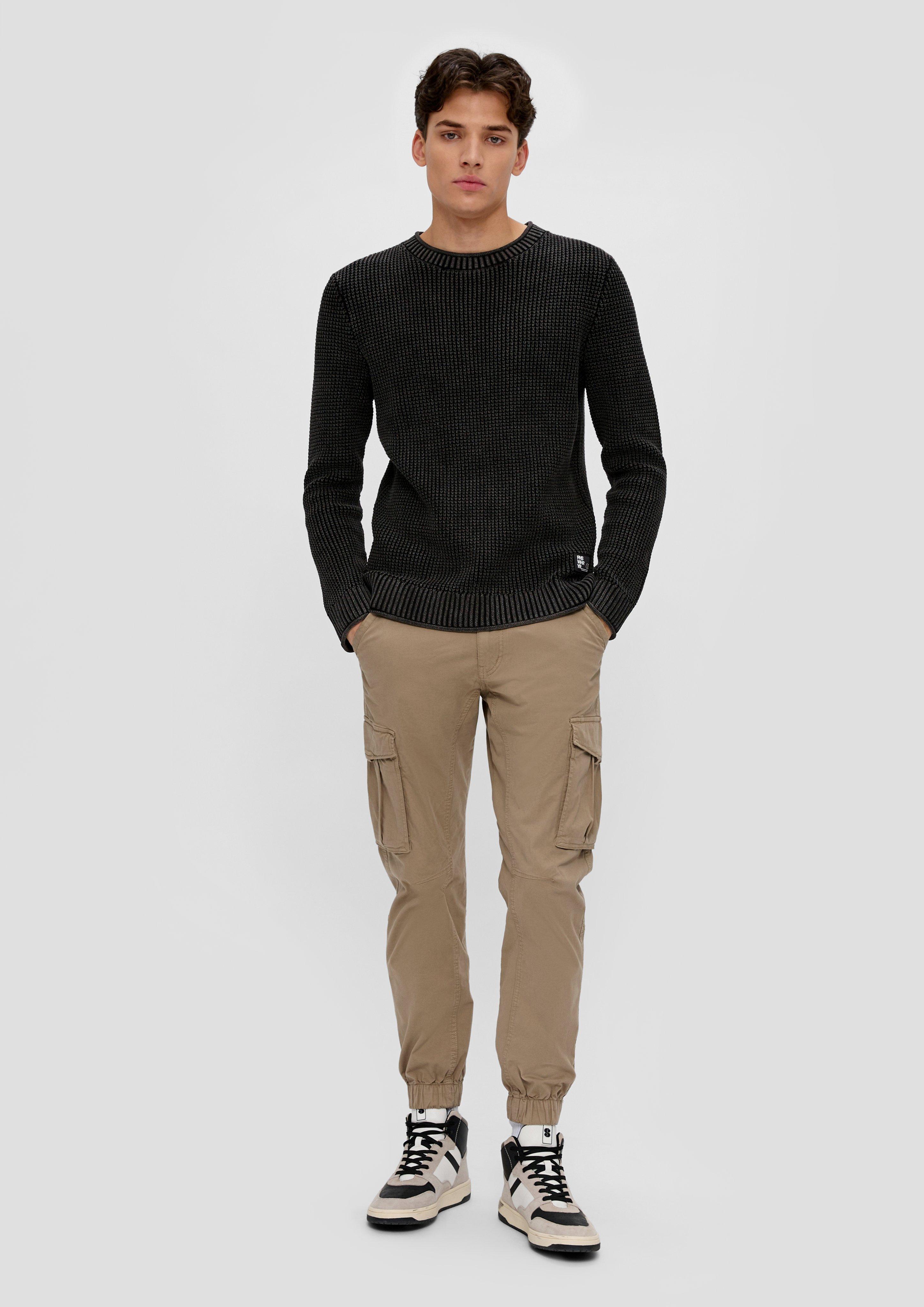 Slim: Cargohose mit Tapered Leg  2140451-8235