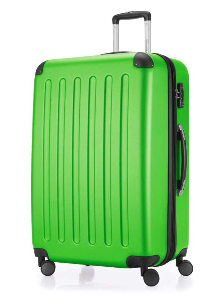 Hauptstadtkoffer Spree - Großer Koffer erweiterbar XL Trolley Aufgabegepäck, TSA, in Hellgrün günstig kaufen L