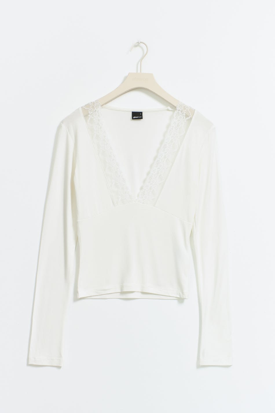 Lace detail top
