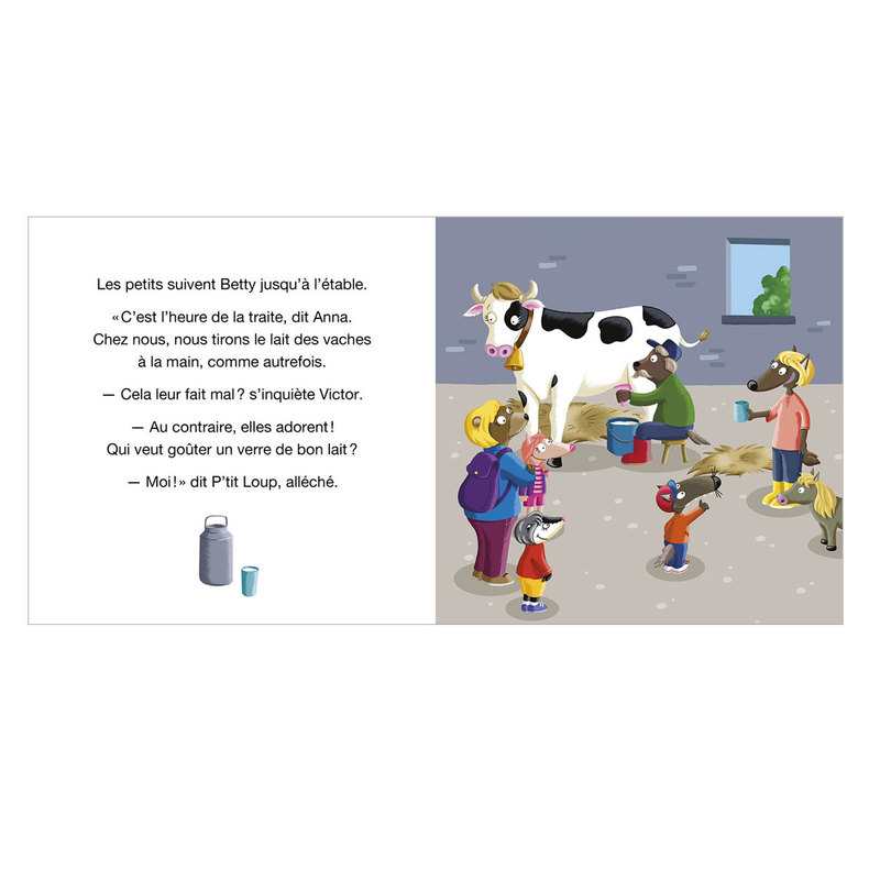 Livre P'tit loup visite la ferme - Auzou