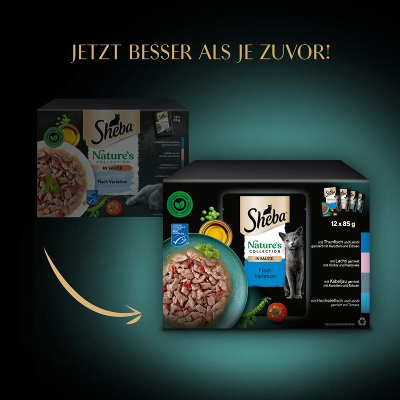 Sparpaket Sheba Nature's Collection in Sauce 48 x 85 g | bitiba %