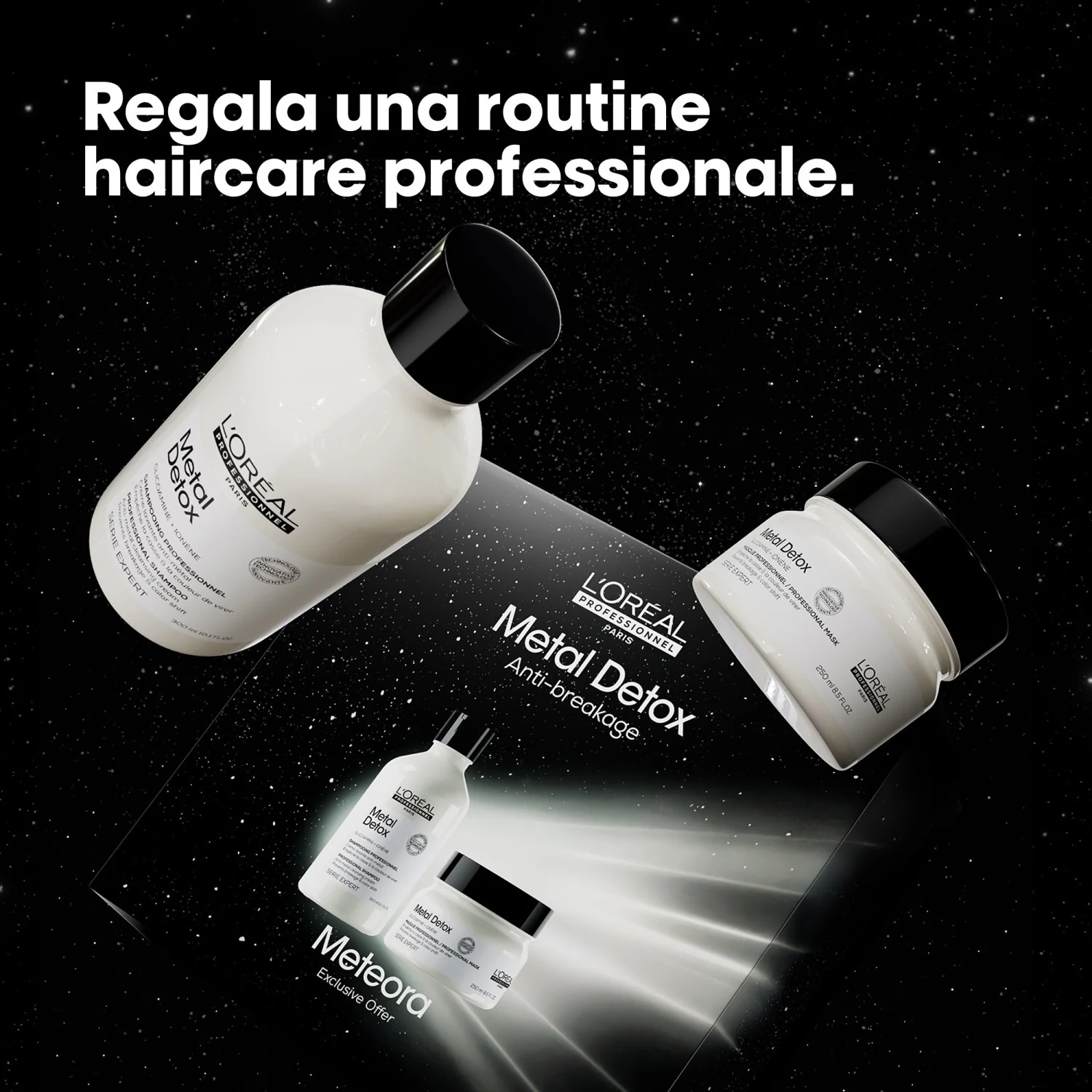 Serie EXPERTOS: Nuevo set de regalo de Navidad con champú y mascarilla desintoxicantes para el cabello. Incluye champú reparador y mascarilla reparadora para el cabello.