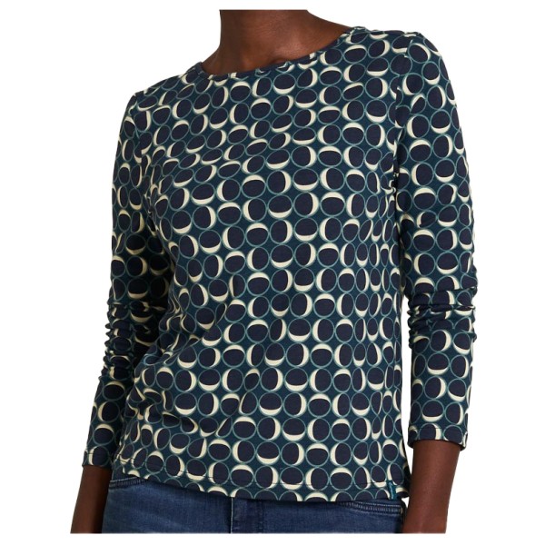Tranquillo - Women's Jersey-Shirt mit Rückendetails - Longsleeve
