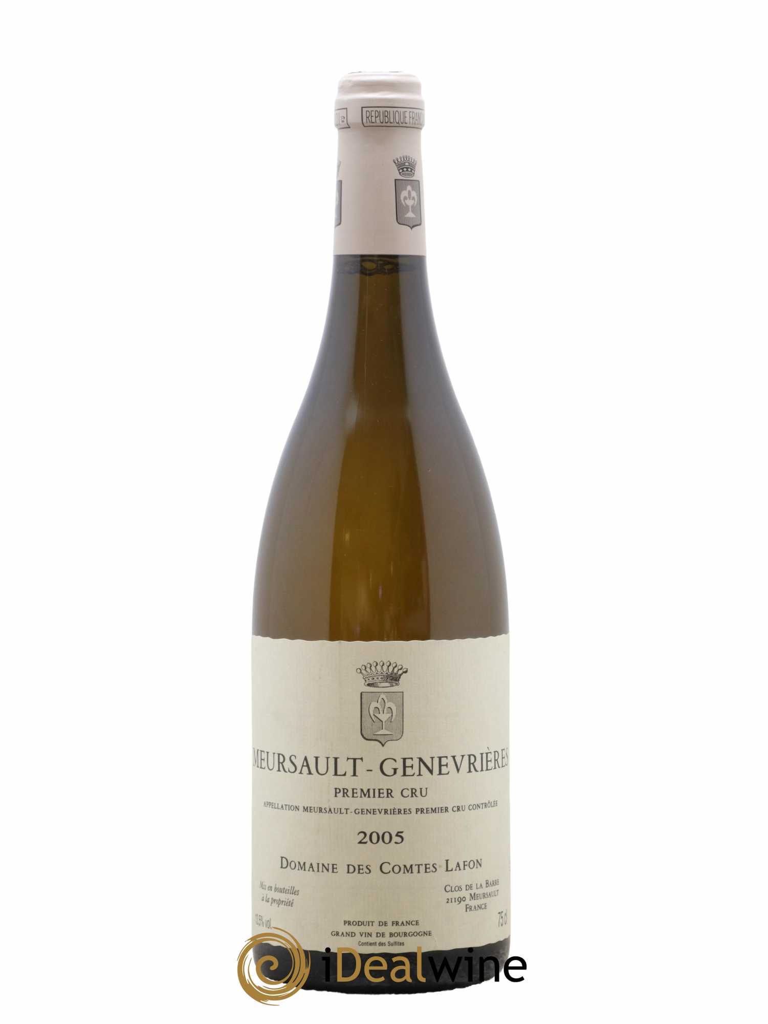 Meursault 1er Cru Genevrières Comtes Lafon (Domaine des)  2005 - Lot de 1 Bouteille