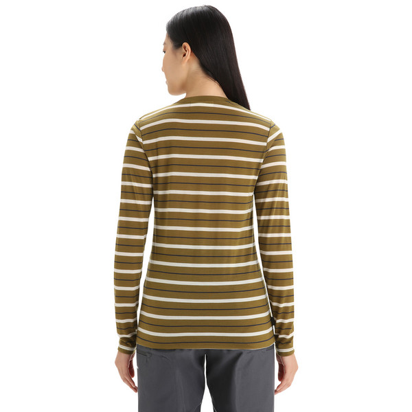 W WAVE LS TEE STRIPE Damen - Langarmshirt