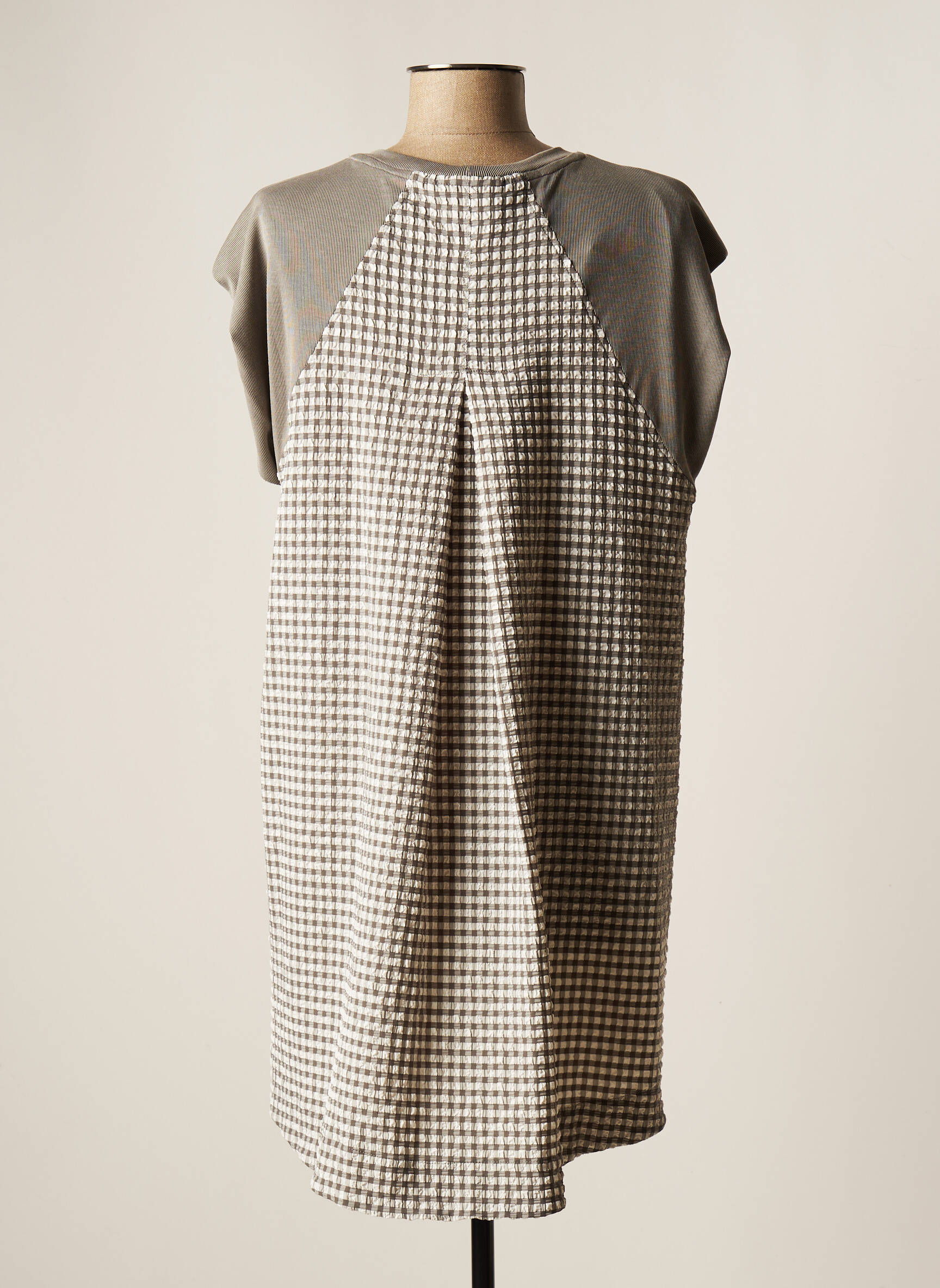 Gershon Bram Tuniquemanchecourte Femme couleur gris