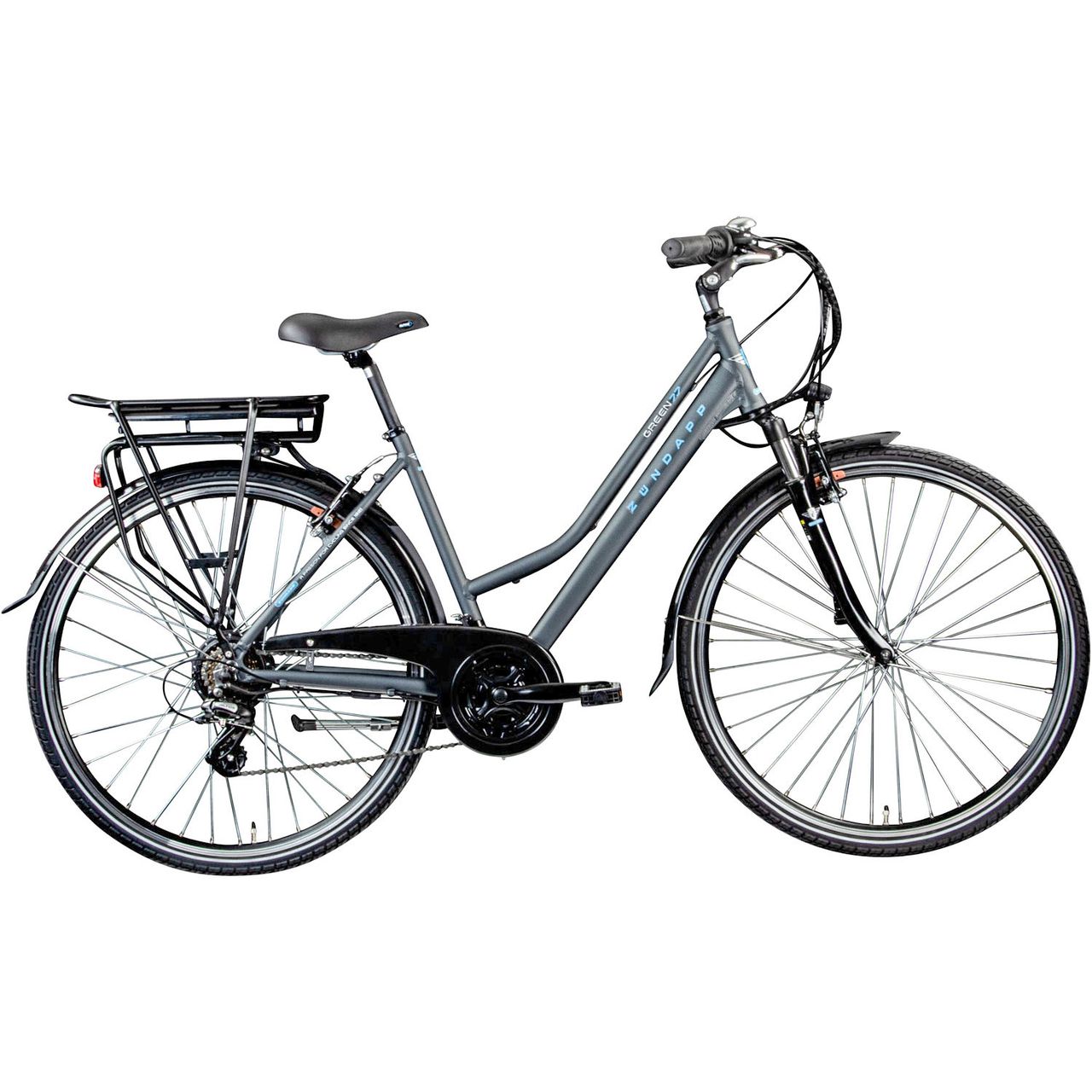 Zündapp Green 7.7 E Bike Damen Trekkingrad 28 Zoll Pedelec 155 - 185 cm Trekkingrad mit 21 Gang