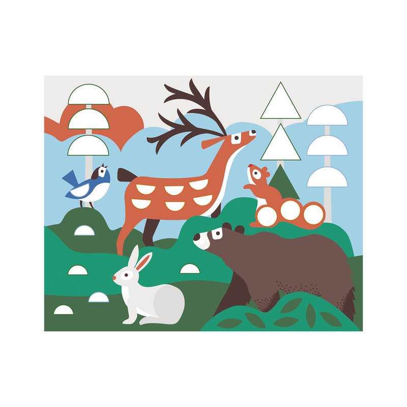 Pochette Mes gommettes formes - Auzou