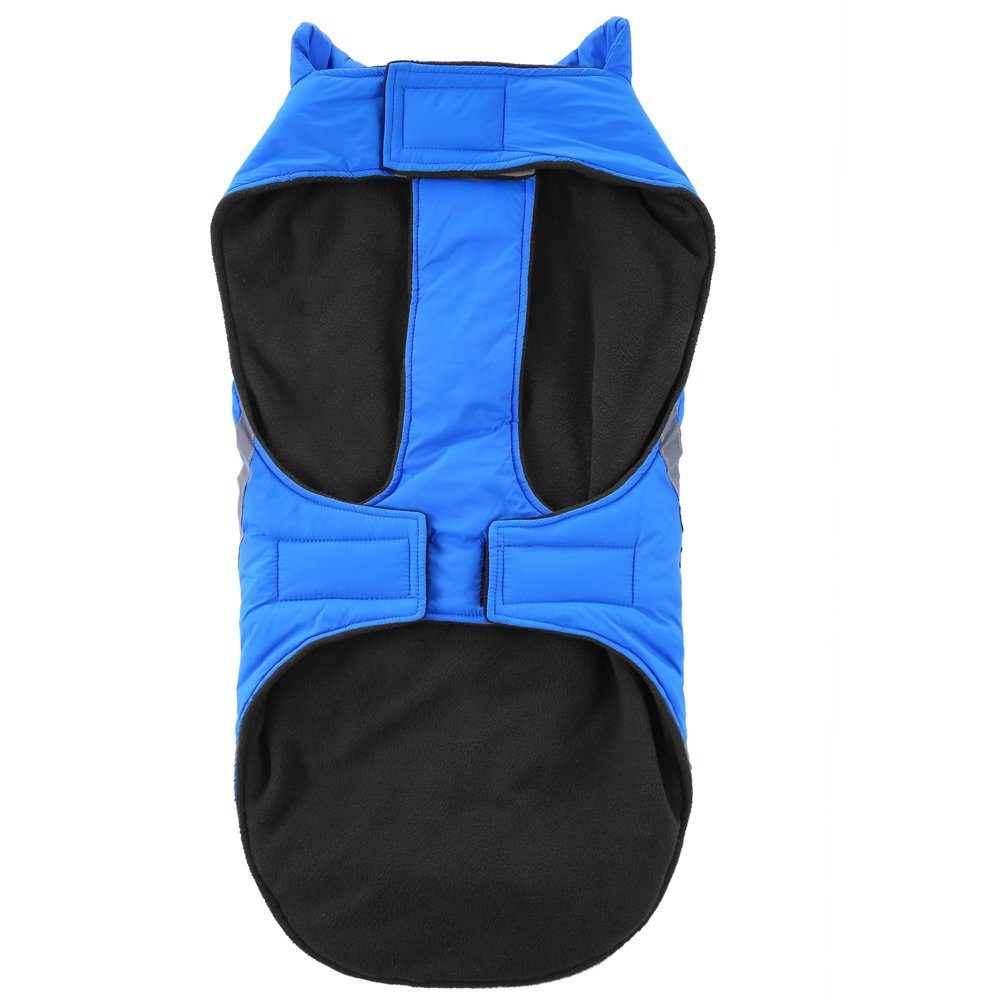 LAPA HOME Hundemantel Hundejacke Winterjacke für Haustiere mit Reflexstreifen, Winddicht warme Hundejacke verstellbar Hundebekleidung, Bauchschutz