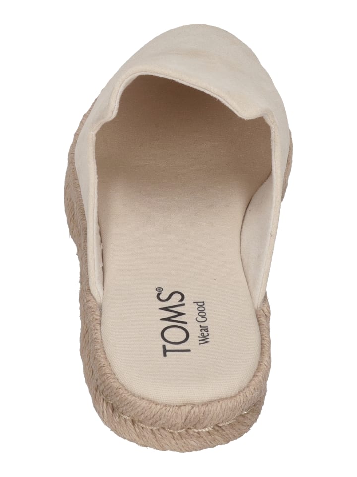 TOMS Espadrilles SANTIAGO MULE in natur günstig kaufen