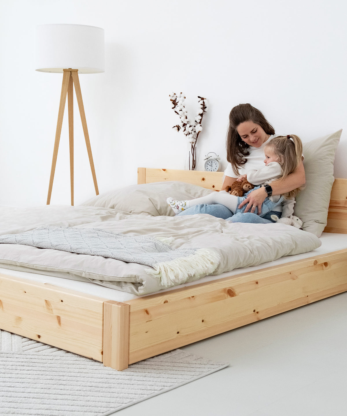Doppelbett Kiefer 180 × 200 cm