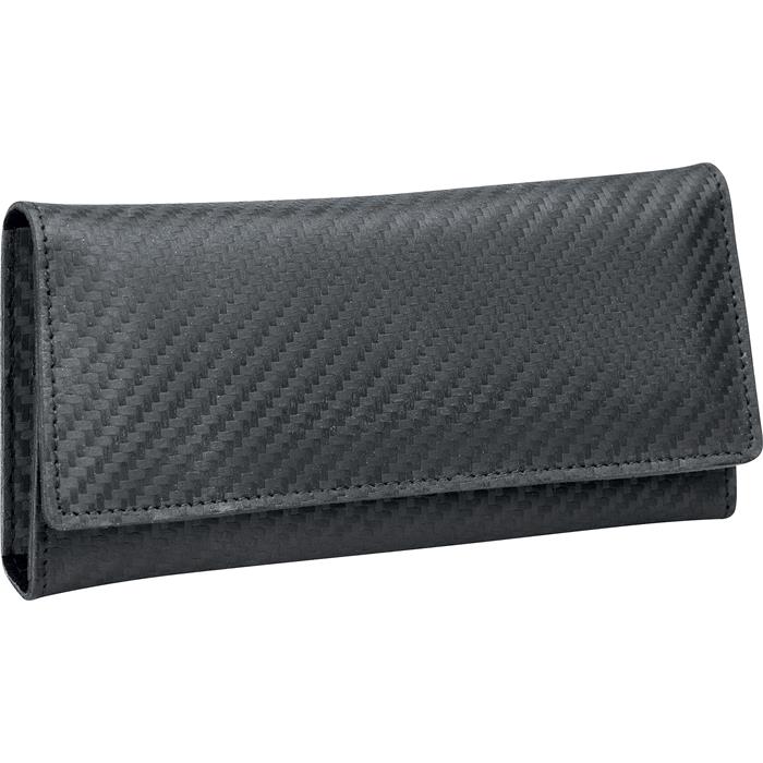 Carbon Inox Druckknopfetui, 6-teilig