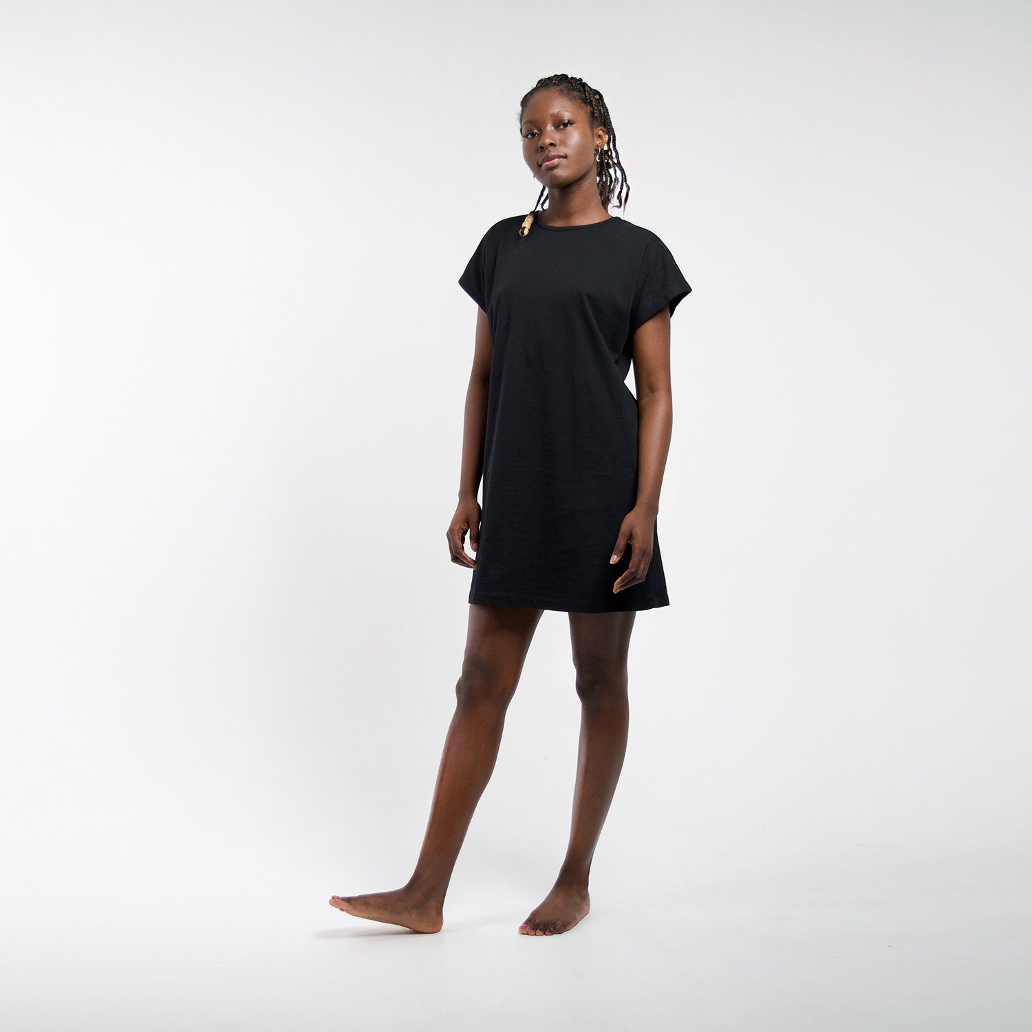 HONEST BASICS Shirtkleid aus GOTS zertifizierter Bio-Baumwolle