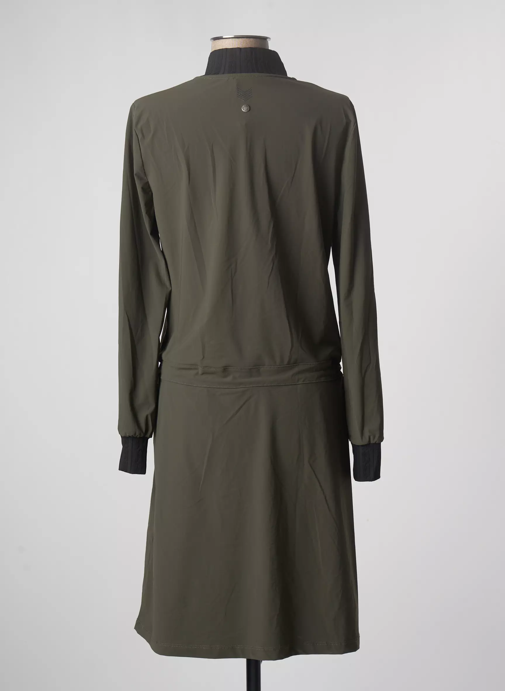 Hbt Robes Mi Longues Femme couleur vert
