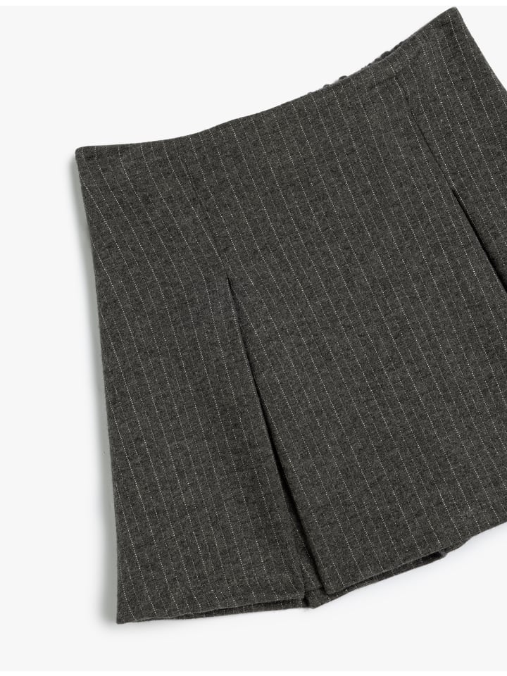 KOTON Rock in Grau Gestreift günstig kaufen