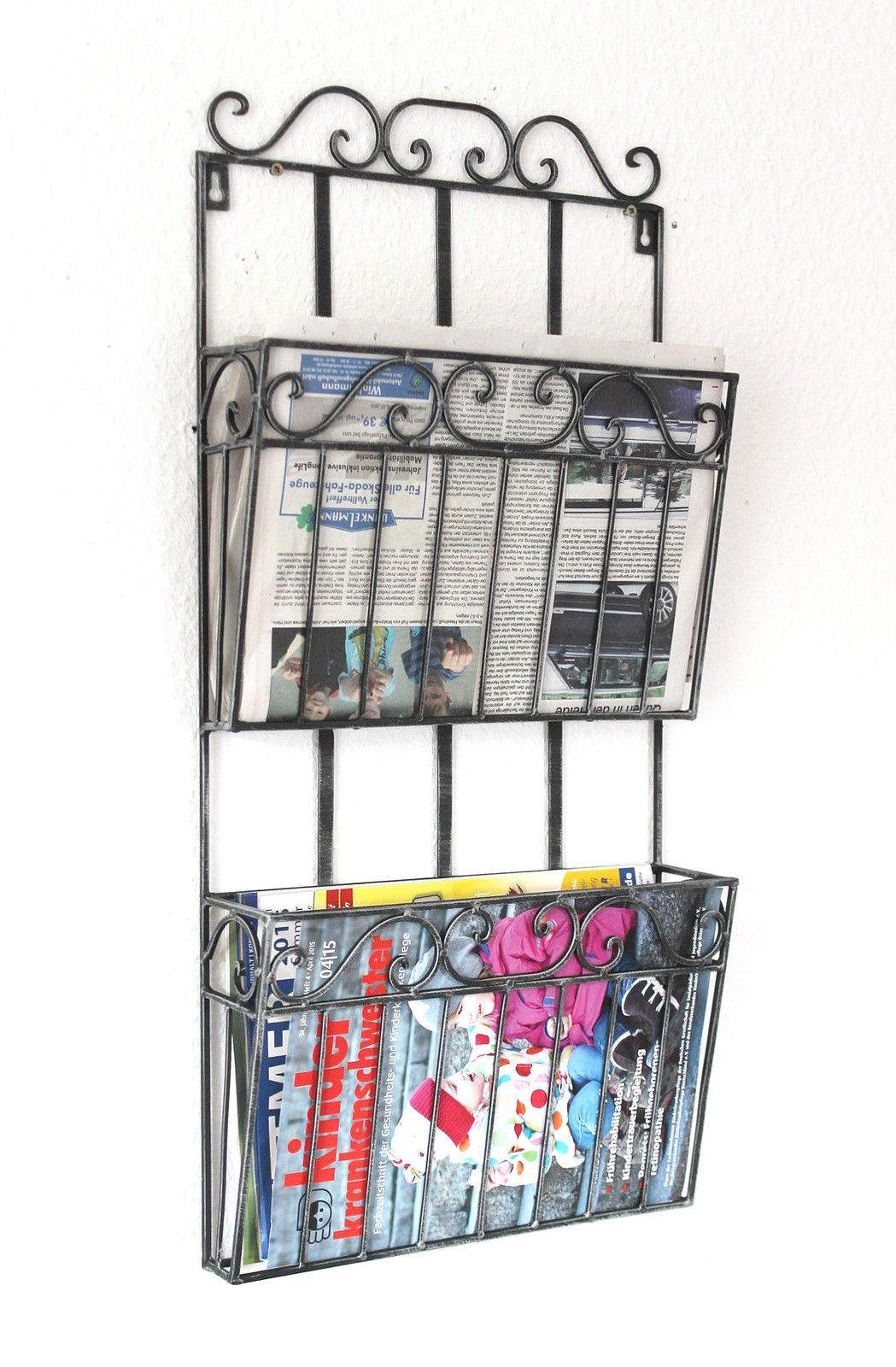 DanDiBo Zeitungsständer Wandregal Zeitungsständer Magazinhalter Küchenregal Zeitungshalter