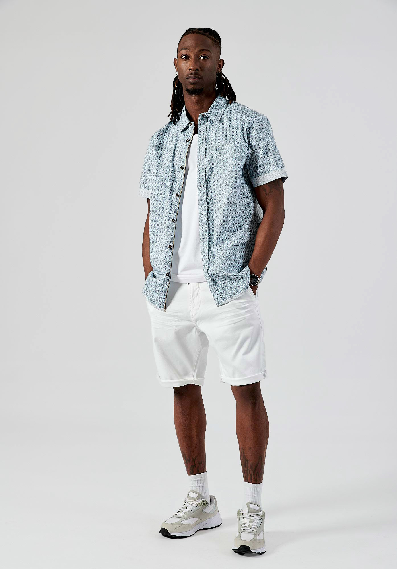RIBET  Chemise imprimée homme