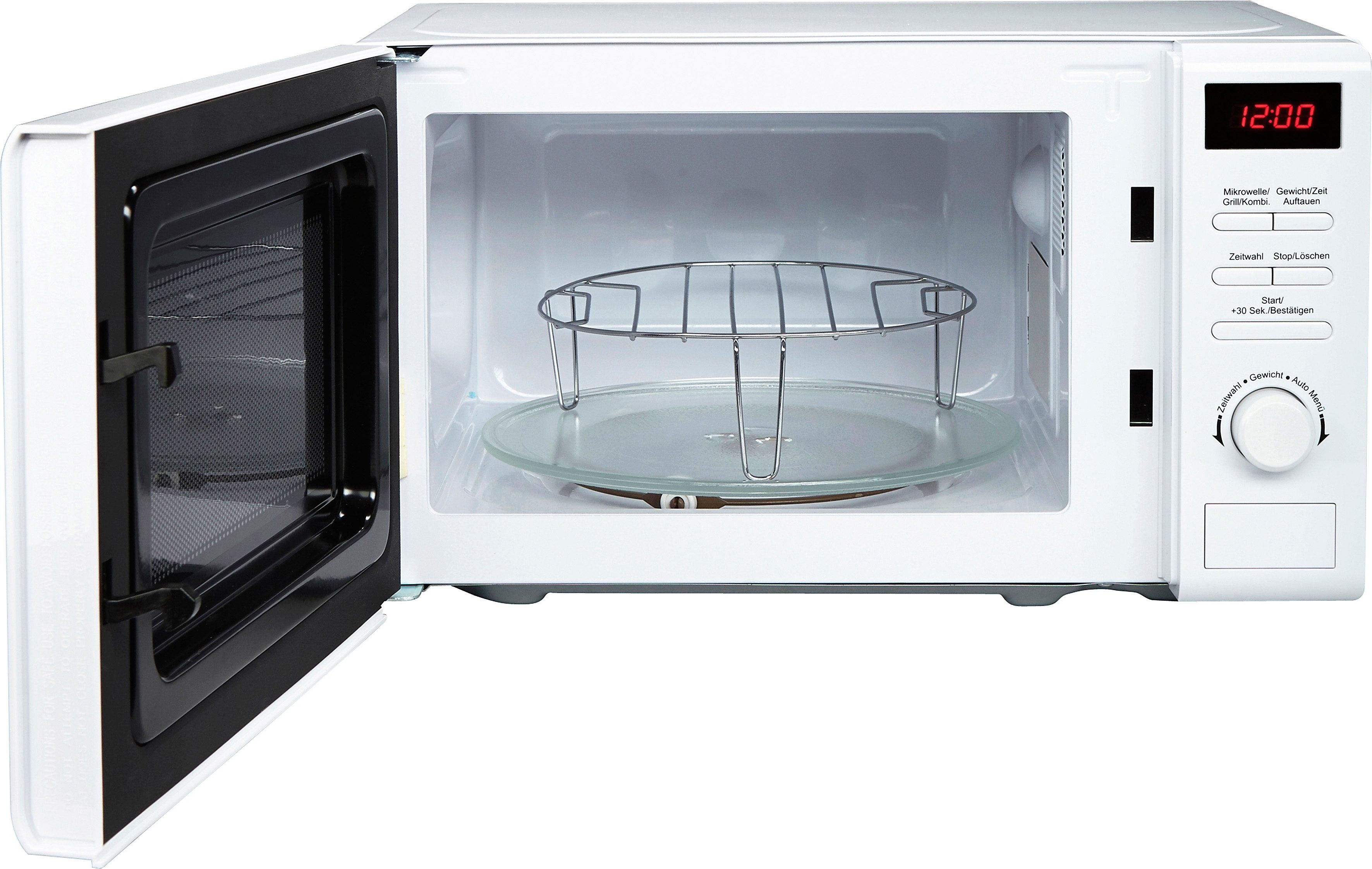 Hanseatic Mikrowelle 697476, Grill, 20 l, weiß