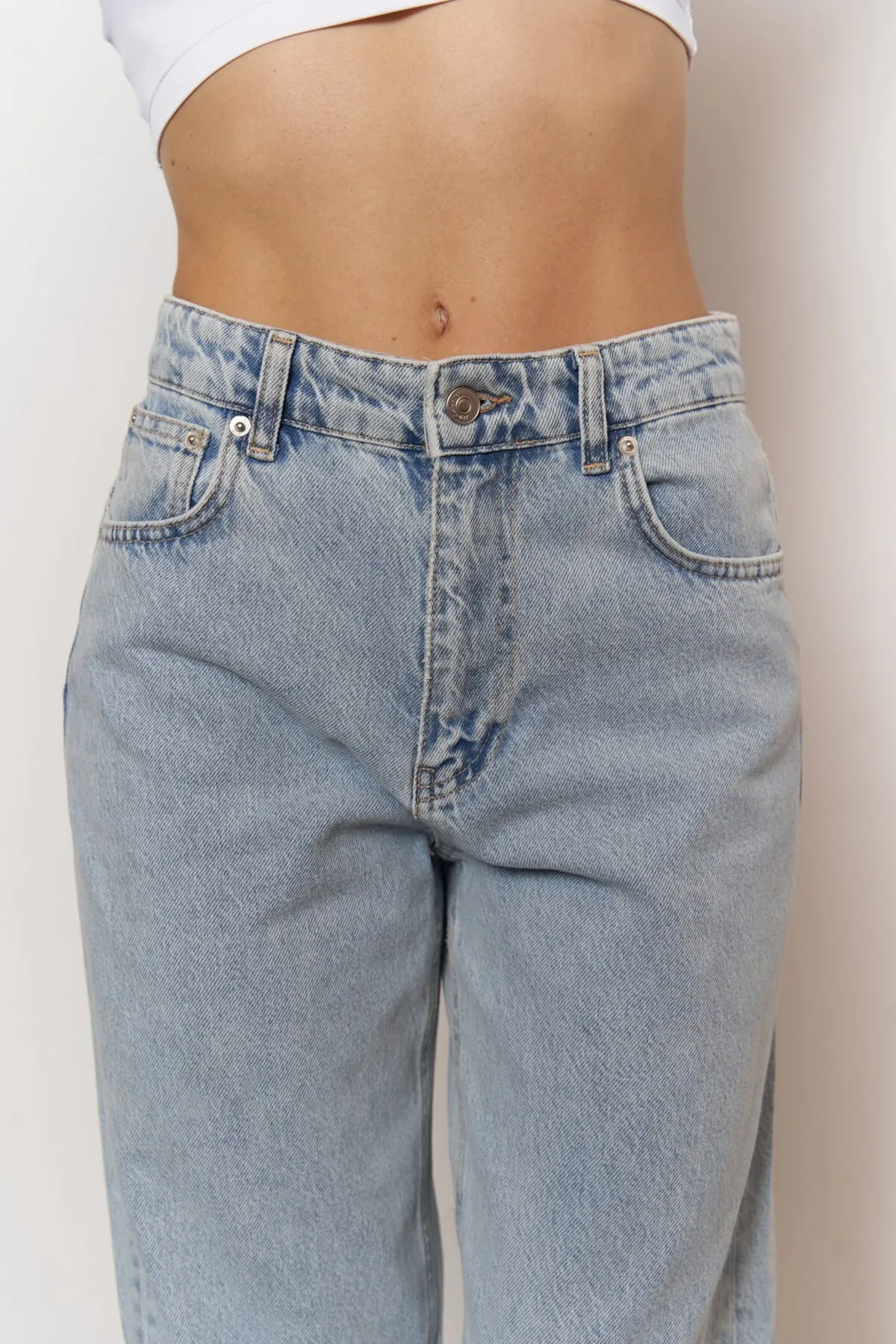 MAİ COLLECTİON  Marla Basic Blaue Jeanshose