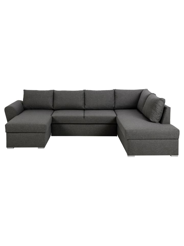 ebuy24 Schlafsofa Stefan Grau 296 x 202 cm günstig kaufen onesize