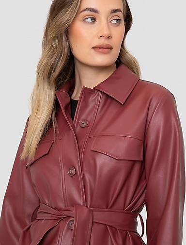 Threadbare Lederimitatjacke