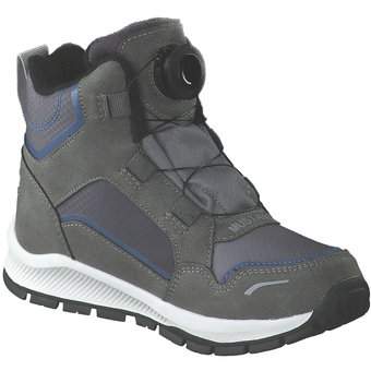 Mustang Schnür Boots in grau