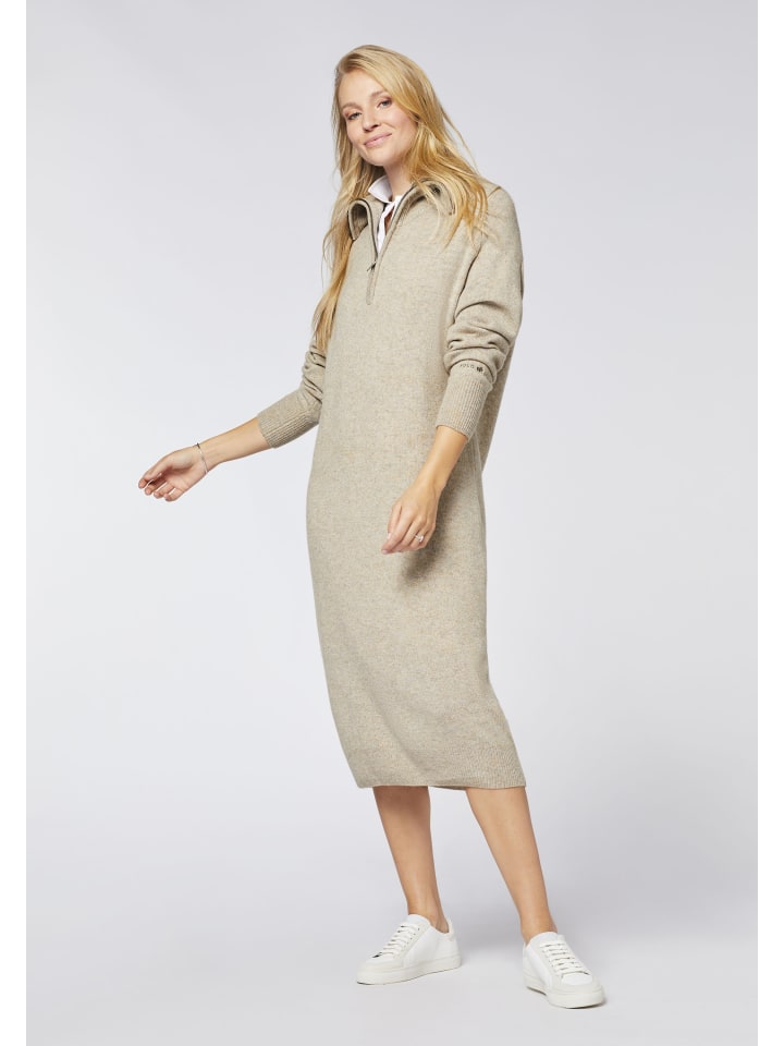 Polo Sylt Strickkleid in Sandfarben günstig kaufen