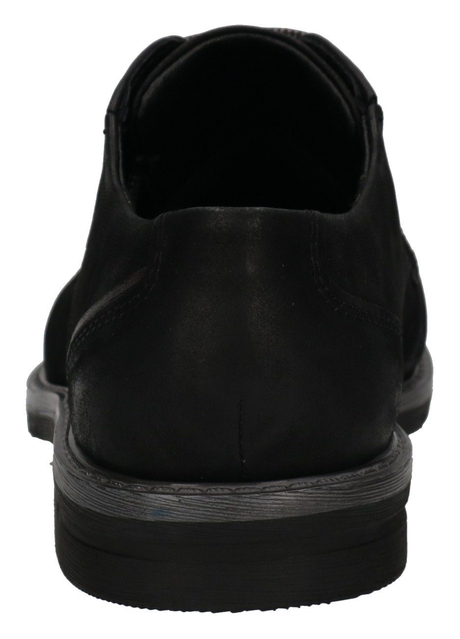bugatti Schnürschuh mit seitlicher Logoprägung