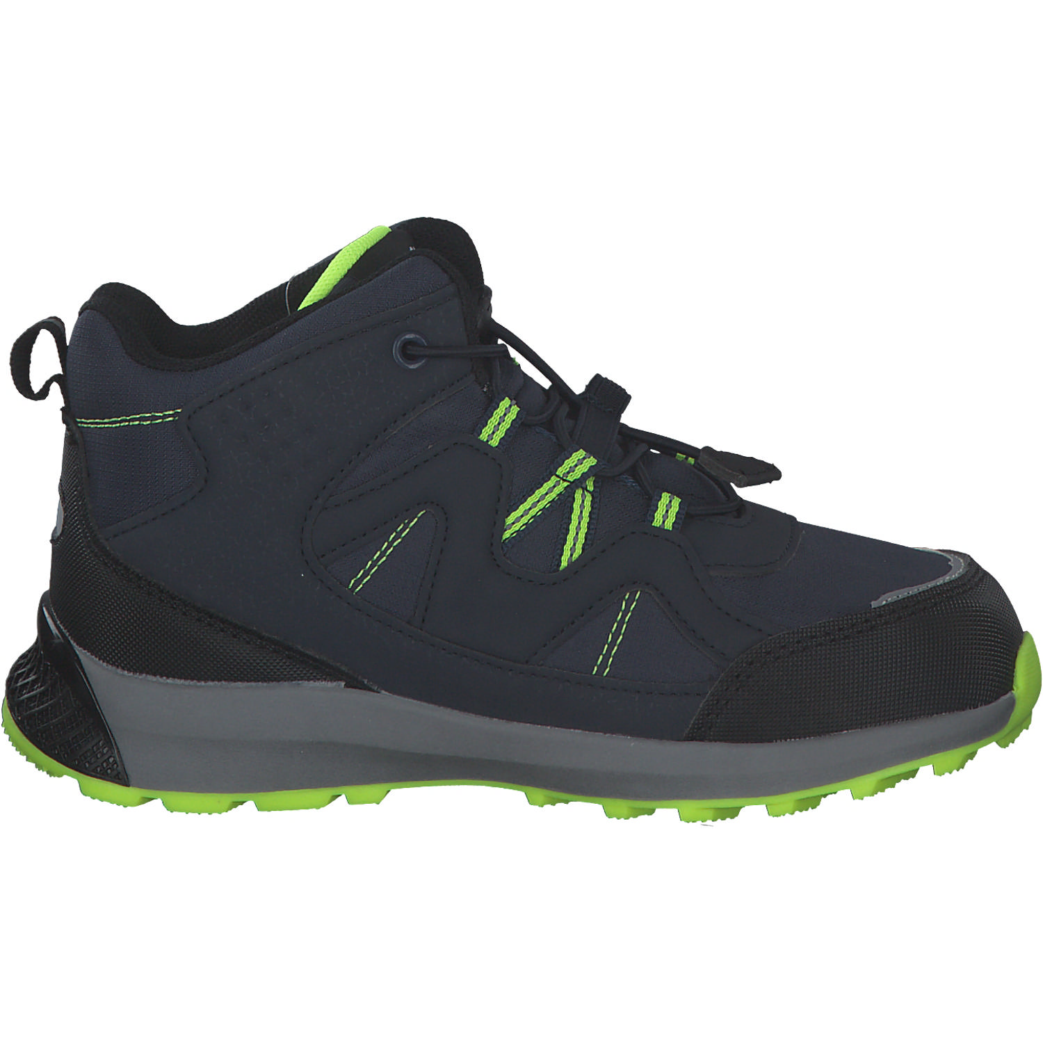 KangaROOS 18801, Stiefel (Kinder), Kinder, Dunkelblau/Lime