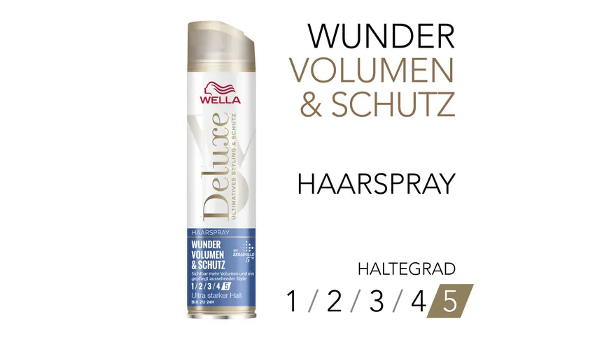 WELLA Deluxe Haarspray Wunder Volumen & Schutz Ultra Stark 250 ml