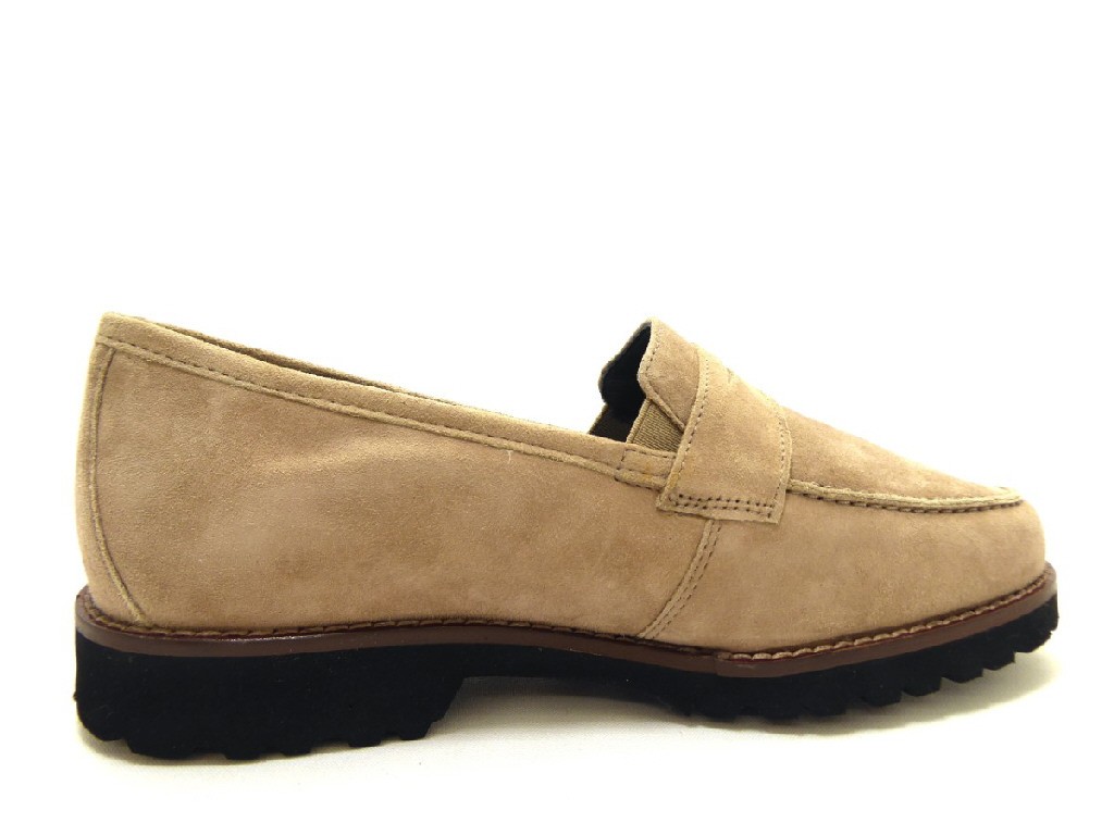 SIOUX Sportliche Slipper beige