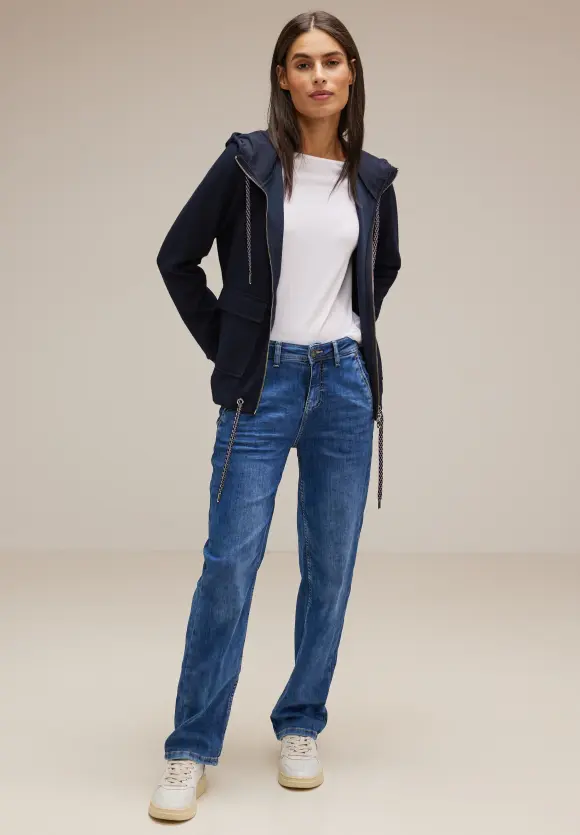 Street One Sweatjacke mit Kapuze