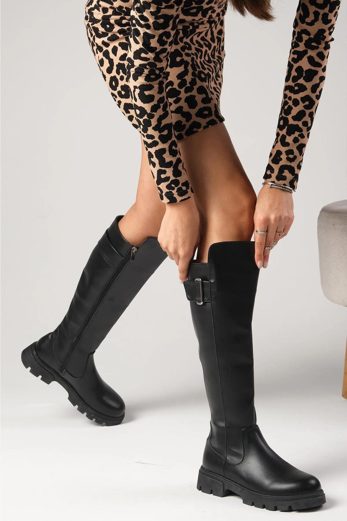 Mio Gusto  Stiefel - Schwarz - Blockabsatz