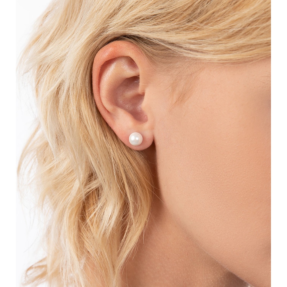 FAVS Boucles d'oreilles à fermoir à poussette Acier inoxydable Boucles d'oreilles