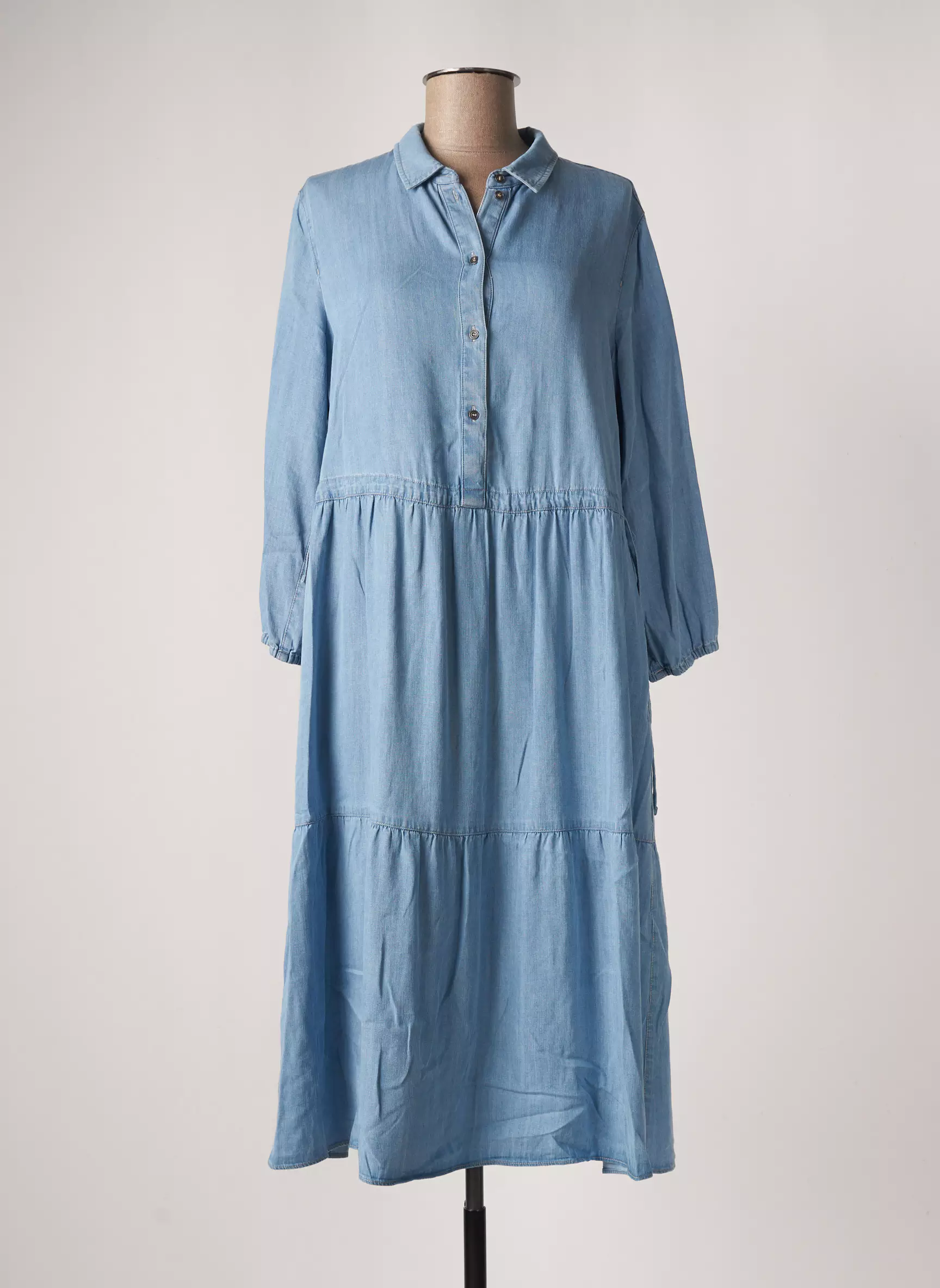 Barbara Lebek Robes Mi Longues Femme couleur bleu