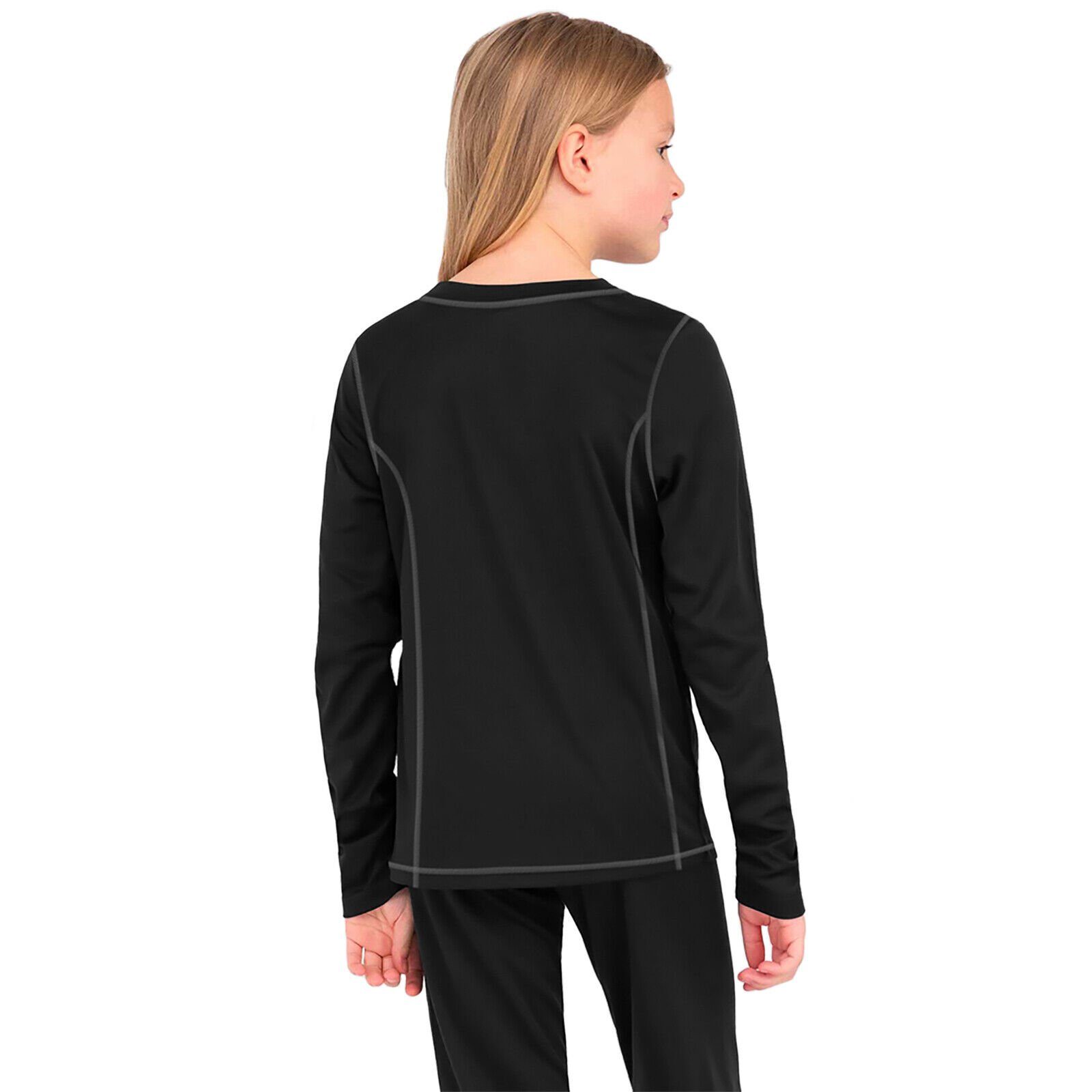 MEETYOO Thermounterhemd Kinder Fleece Thermo Unterwäsche Set (Jugendliche Kinder Thermounterhose Thermounterhemd, Skiunterwäsche Funktionsunterwäsche Set) Wintersport Ski