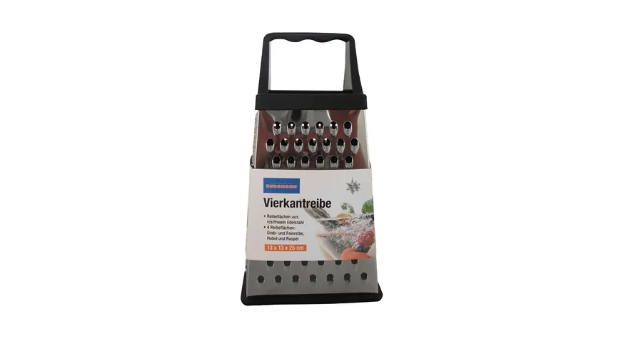 EUROHOME Universalreibe Edelstahl holzfarben