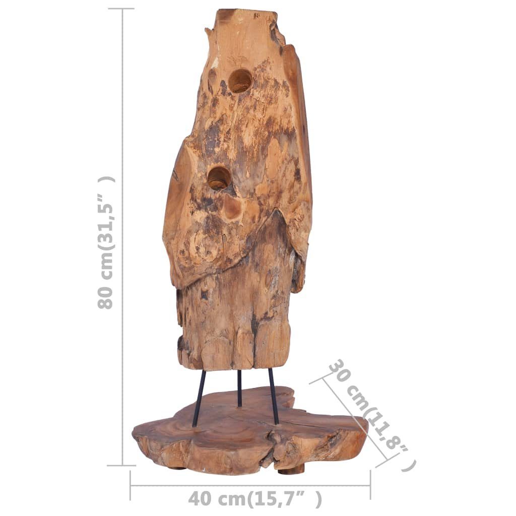 vidaXL Weinregal Weinständer für 8 Flaschen 40x30x80 cm Massivholz Teak, 8-tlg.
