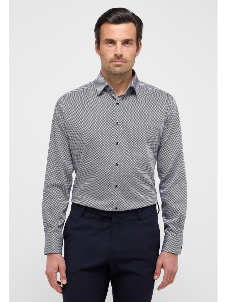 Eterna Hemd MODERN FIT in grau günstig kaufen