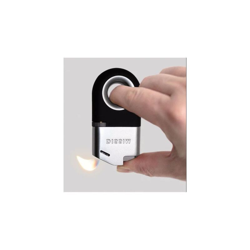 Dissim Inverted Sweet Flame Feuerzeug Silberfarbe