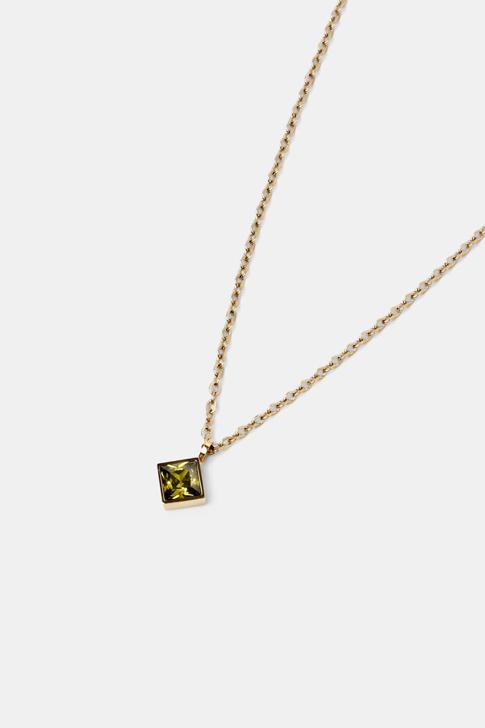 Kette mit Anhänger, Edelstahl