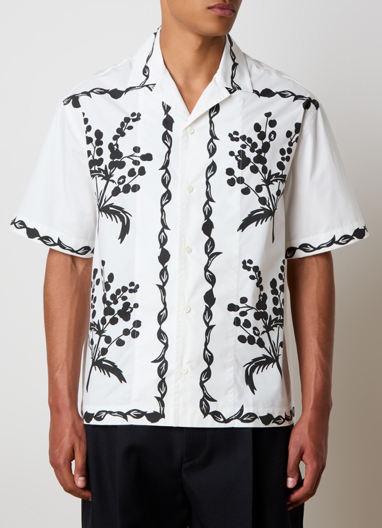 Camisa Jacquemus de corte regular com estampa.