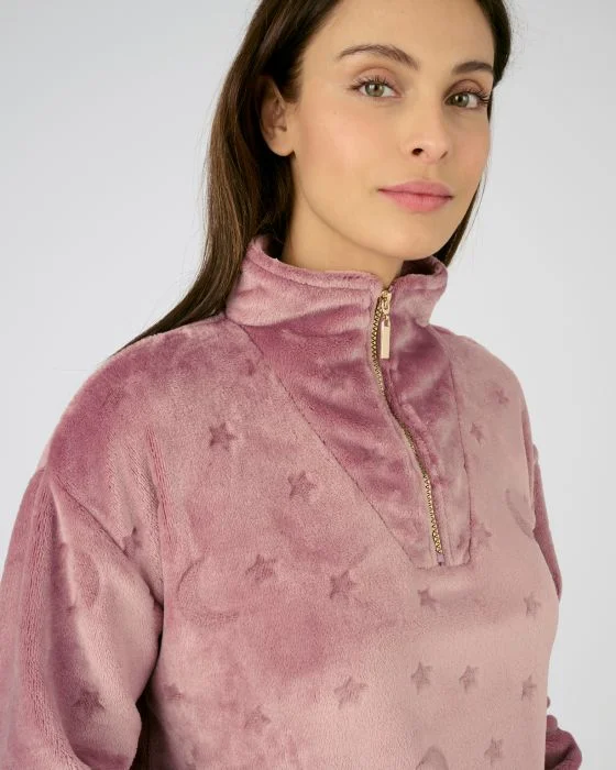 Pyjama maille reliefée douce et chaude Thermolactyl