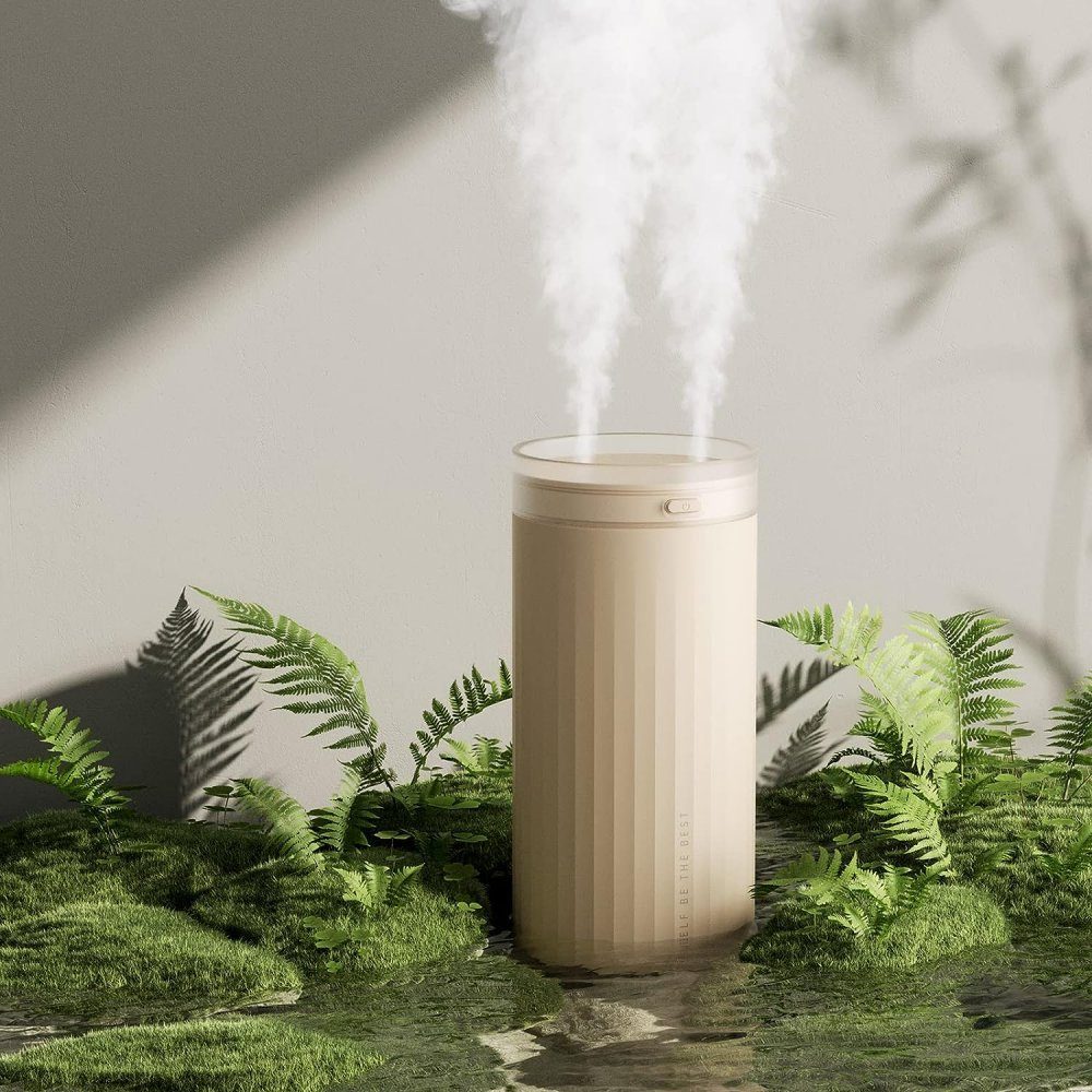 MOUTEN Diffuser Tragbarer Mini-Doppelnebel-Luftbefeuchter mit 4000 mAh
