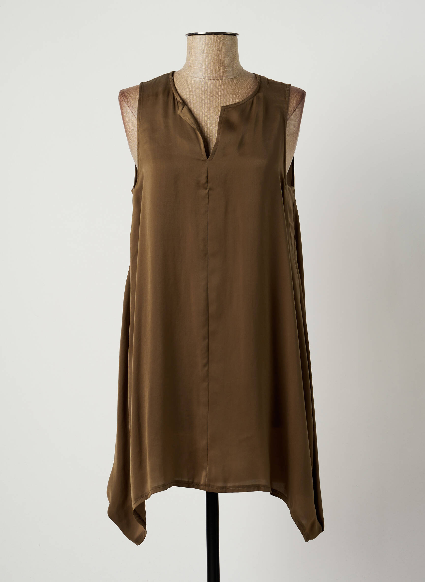 Lauren Vidal Tuniquesansmanche Femme couleur vert