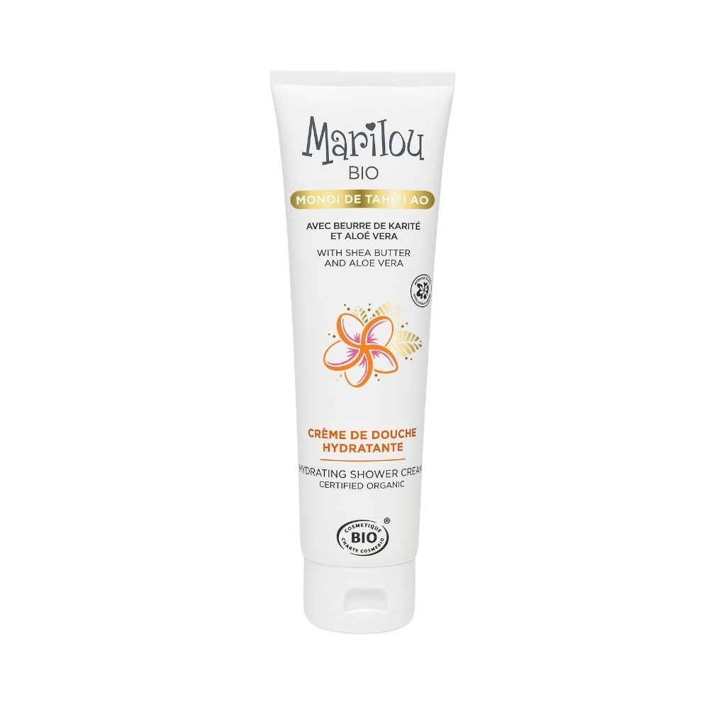 marilou bio Crème Douche Hydratante à l'Huile de Monoï AO Crème de douche bio
