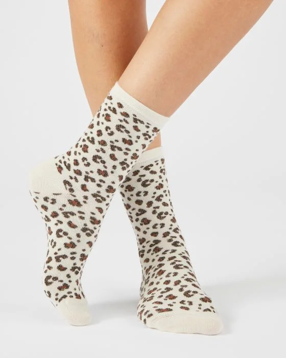 Lot de 2 chaussettes cachemire fantaisie