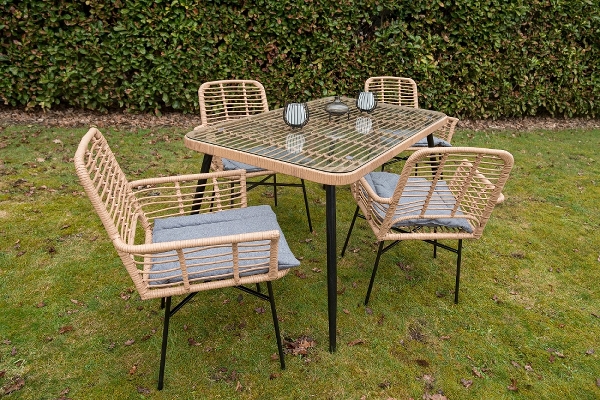 MyFlair Garten 5er Sitzgarnitur