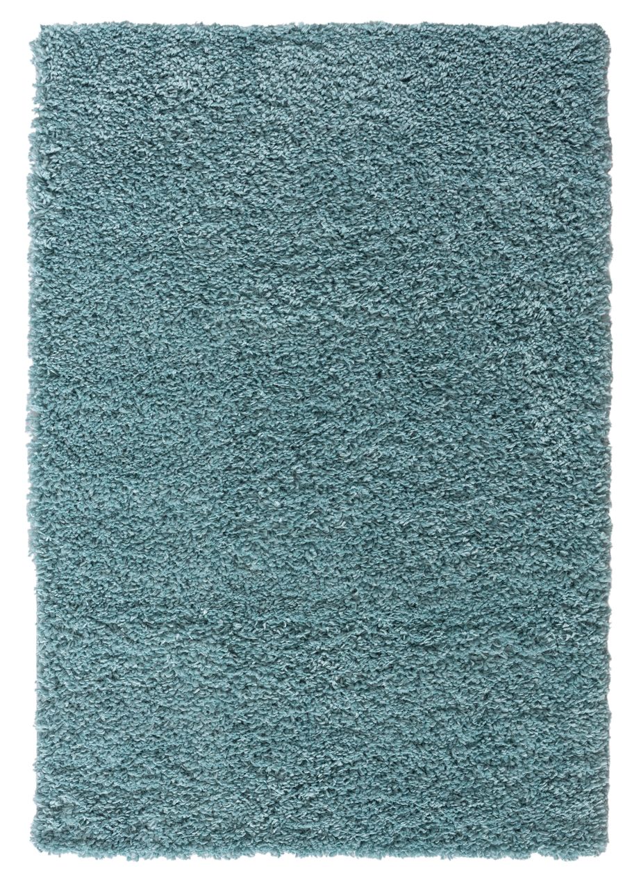 MyFlair Teppich Elodie, 100cm x 150cm, Farbe Hellblau, rechteckig, Florhöhe 37mm
